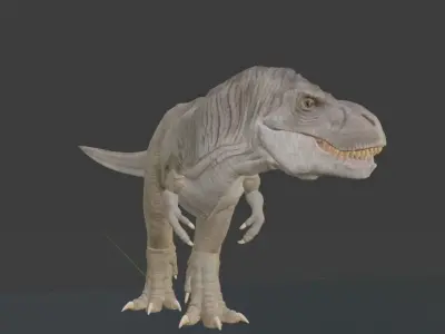 Rigged Trex shep Free 3D model