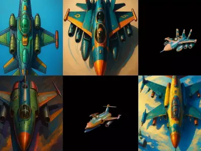 AirCraft bundle 11 pack 100 glb Low-poly 3D model