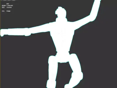 Spring Festival Gala - Jumping Robot 2 3D model