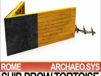 Ancient Rome Siege Machines Collection 3D Model Pack