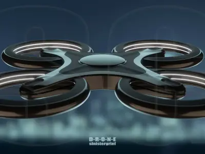 Drone Quadcopter 3D model purchase