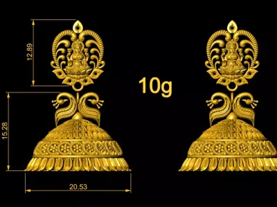 Lakshmi Jumka 3D print model