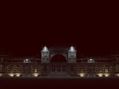 Historical Building - Arnold Render 3D model