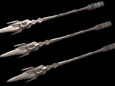 Alien lancer spear 3D model