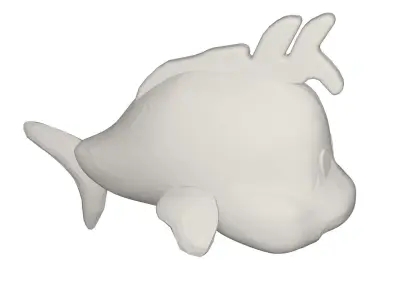 Toy fish 3D model