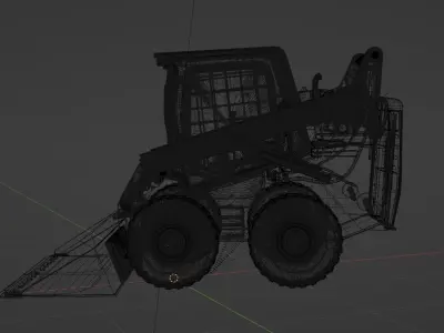 Mini Excavator CAT 3D model