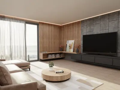 Living Room 3D model 149