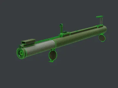 M80 Zolja Rocket Launcher 3D model