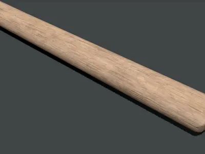 Sledge Hammer Low-poly PBR Free low-poly 3D model