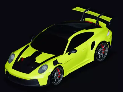 Porsche 911 GT3 RS 3D model