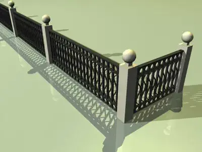 railing 01 Free 3D model