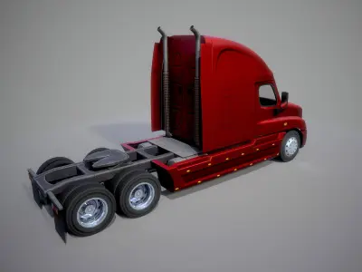 American Truck 1 and upgrades - Mobile Asset Low-poly 3D model