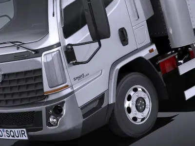 Generic Cargo Truck Mid Size 2016 3D model