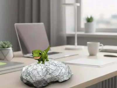 cute dinosaur 3D print model