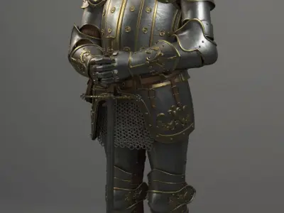 Knight 3D model