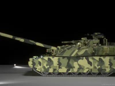 Mighty Tank T-90A 3D model