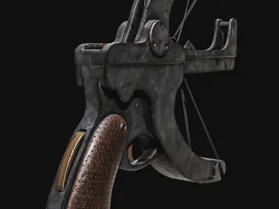 Little Joe crossbow  WW2 Low-poly 3D model