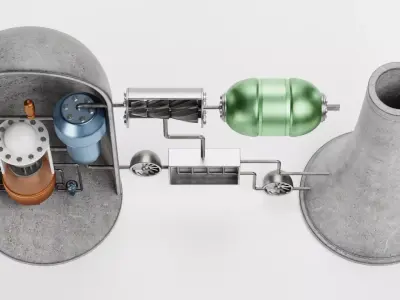 Nuclear Reactor V1 - Power Plant Low-poly 3D model