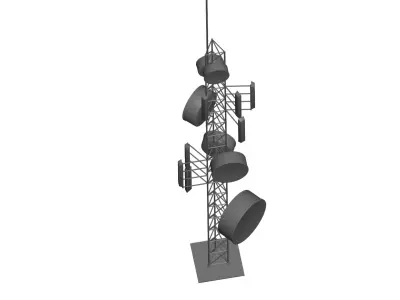 telecom tower 3D model