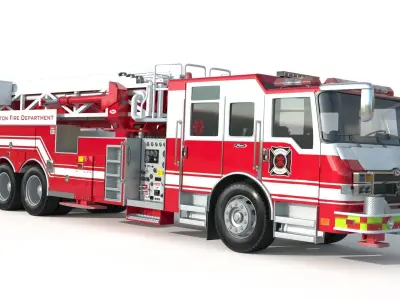 Brighton Fire Aerial pierce 1 3D model