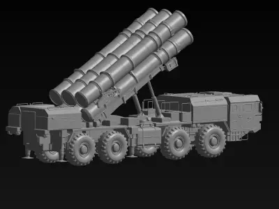 military model S-400  3D print model