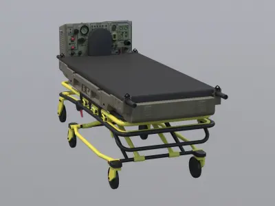 LSTAT ICU Life Support for Trauma and Transport 3D model