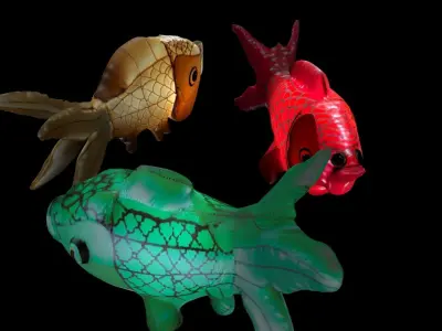Chinese fish lantern  3D model