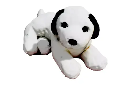 Toy Stuffed Dog Low-poly 3D model