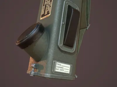 Motorolla SCR  Low-poly 3D model