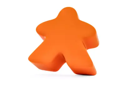 BIG Meeple Token Upgrade 3D Print Model  Board Game Asset  02 3D print model
