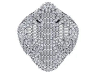 Cross Ring 3D print model