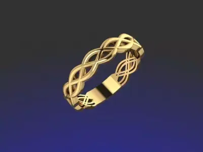 minimal ring 14 3D model