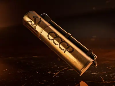 Soviet Trench Lighter Free 3D model