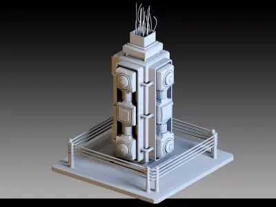 19- Industrial- Sci-Fi Props- Vol 01 3D model