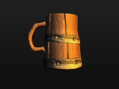 Vikings cup  3D model