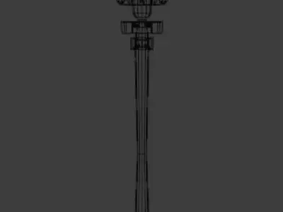 Mage staff 3D model