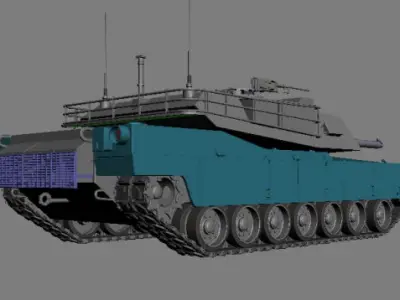 tank military 3D model purchase