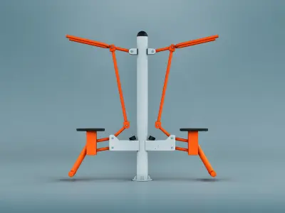 Outdoor Sports Equipment Low-poly 3D model