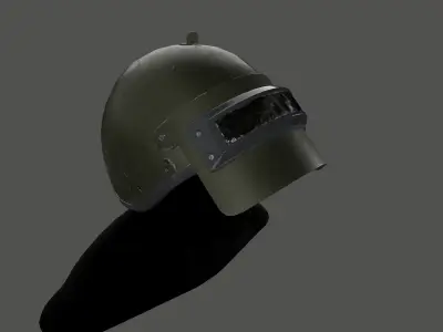 Altyn K6-3  Helmet Low-poly game ready Low-poly 3D model