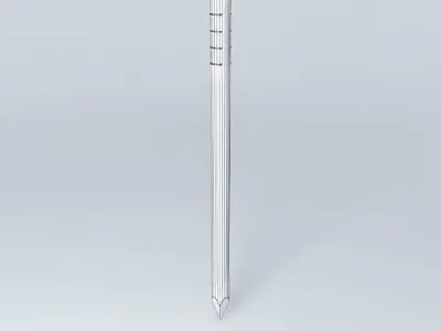 Nail plastic stake Free 3D model