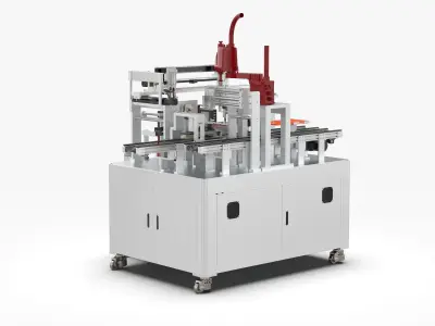 Automatic Battery Arranging Machine 3D model