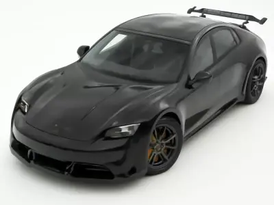 Porsche Taycan Turbo GT Stealth Edition 3D model