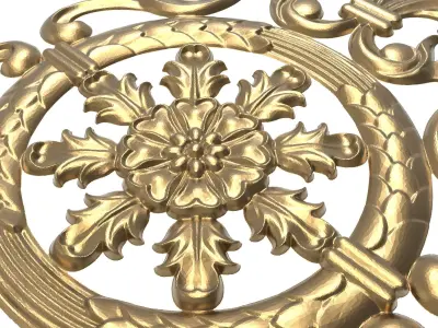  decorative pattern ready for 3D printing 3D model 523