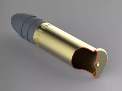 22cal bullet Free 3D model