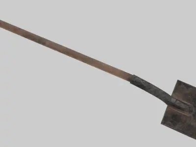 shovel 3D model 4