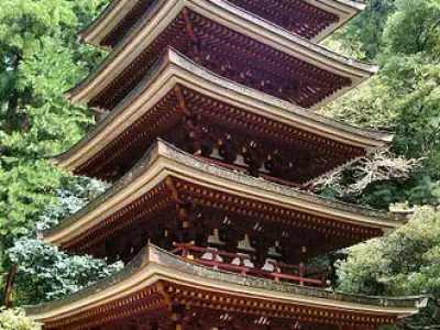 Japanese Buddhist Temple 3D model