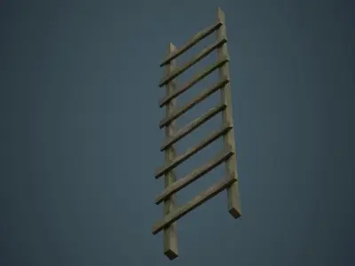 Ladder 2B Low-poly 3D model