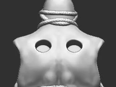 Tribal Warrior Topper for Mythic Legions 3D print model