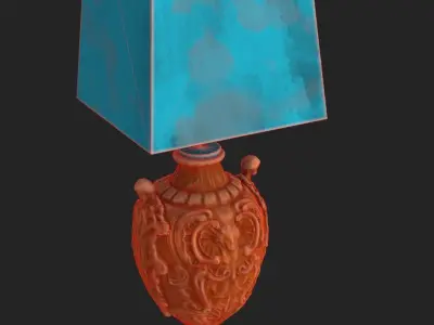 floorlamp Low-poly 3D model