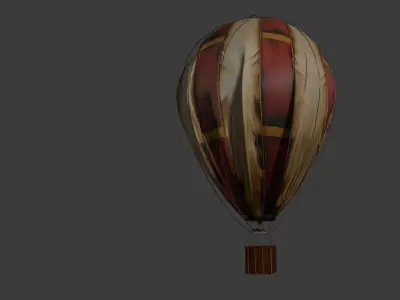 Hot air Balloon 3D model 23